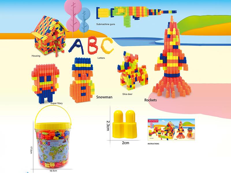 Bullet Head Building Blocks 380g(420PCS+)