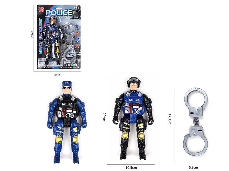 Policeman Toy With Handcuffs