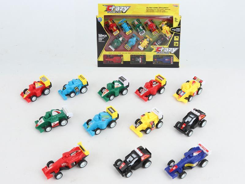 Pull Back F1 Equation Car