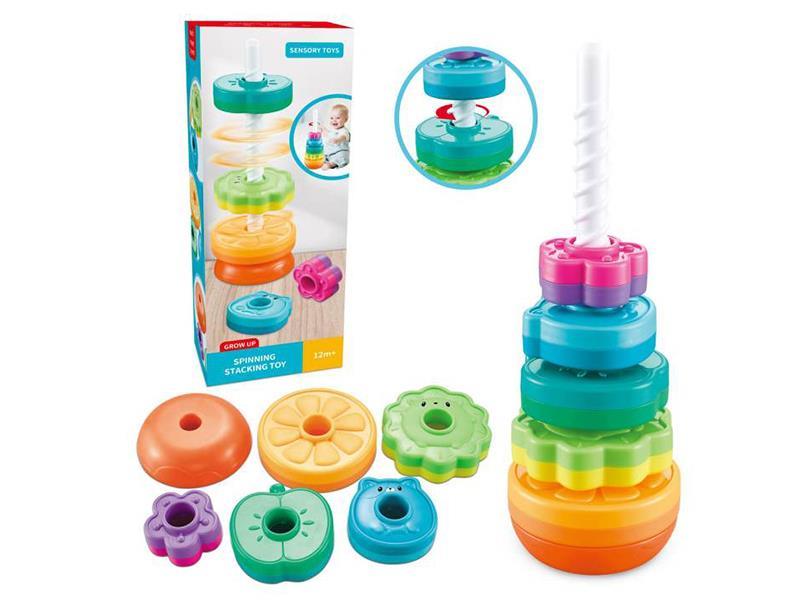 Fruit Animal Rotating Stacking Toys