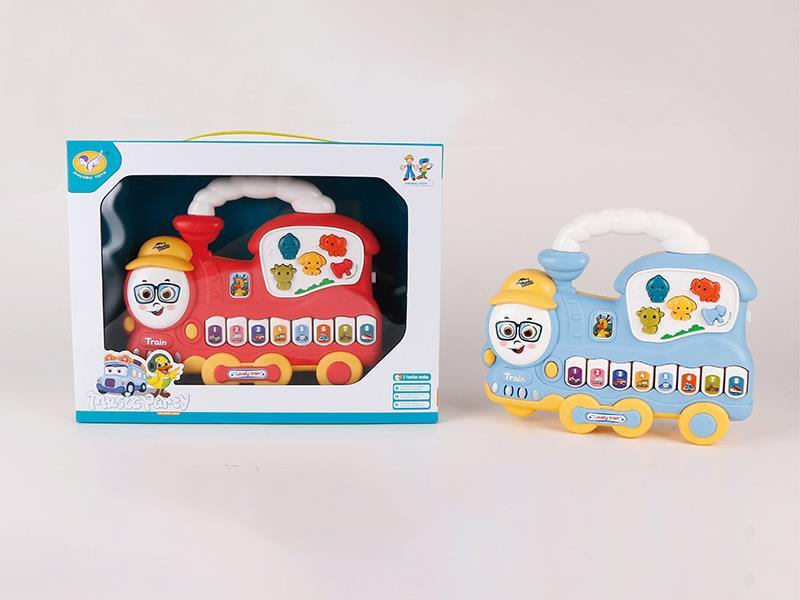 Cartoon Train Electronic Organ