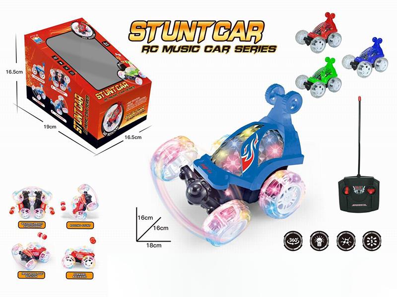 Remote Control Stunt Car With Music And Lights