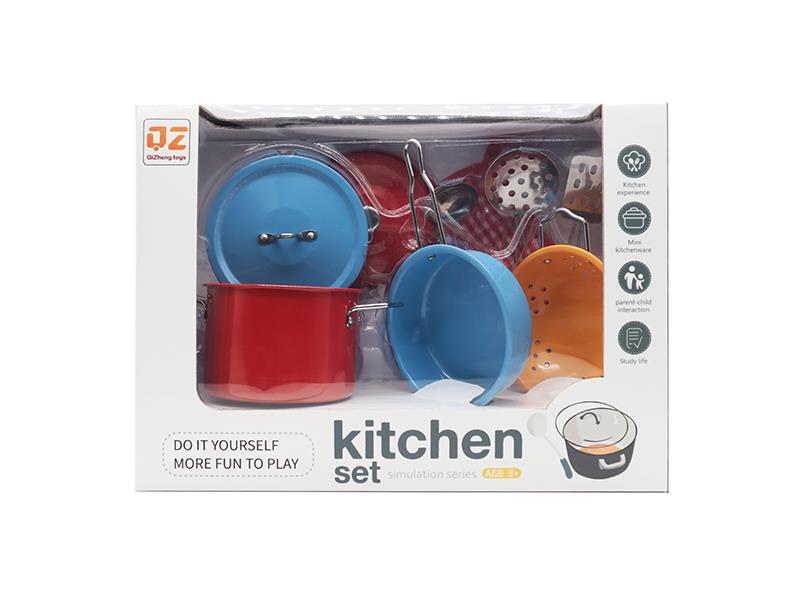 Multicolour Stainless Steel Tableware Toys