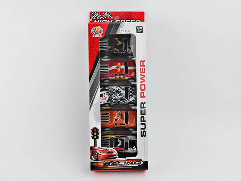 Light Alloy Pull Back Pickup Truck