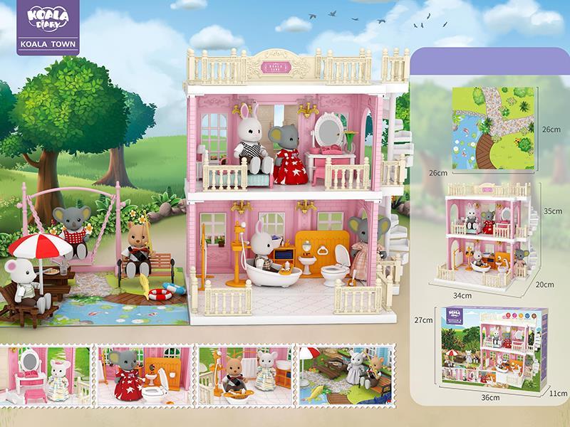 Diy Koala Town Bedroom Bathroom Toy