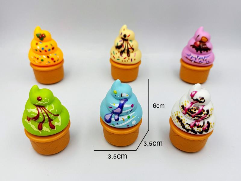 Simulated Pull Back Ice Cream Cart Toy