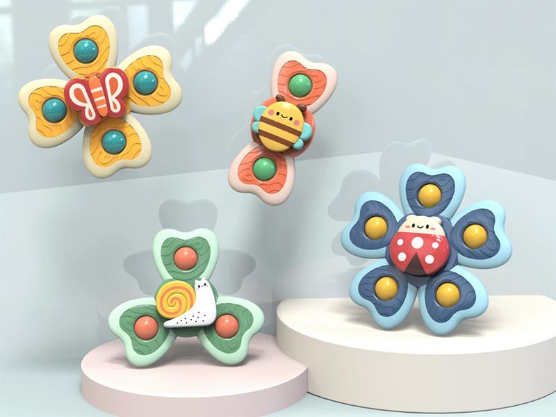 Suction Cup Spinner Toys 4pcs