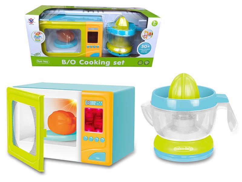 Microwave Oven + Juice Machine(Light, Sound, Rotating)