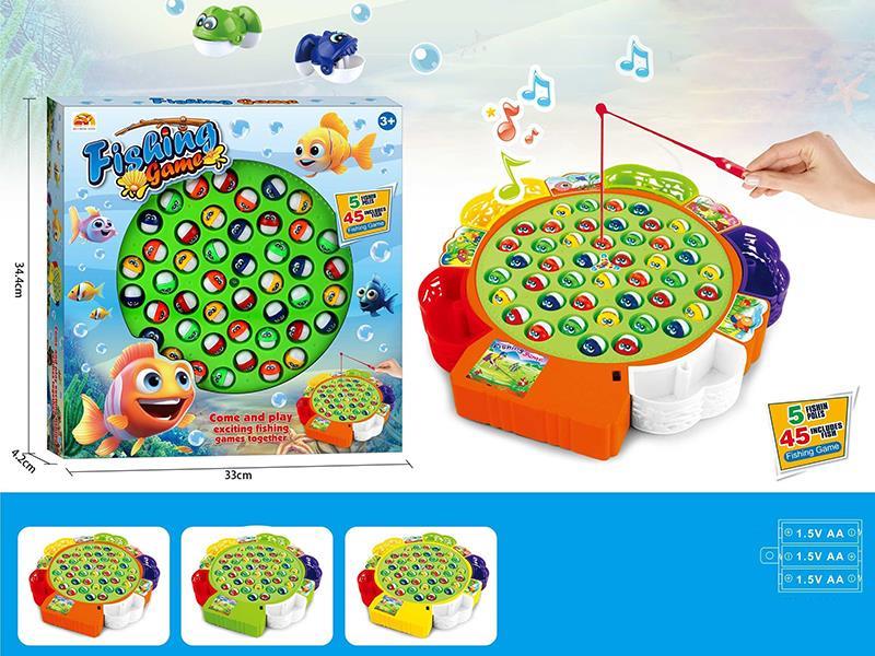 Electric Fishing Toy With Music