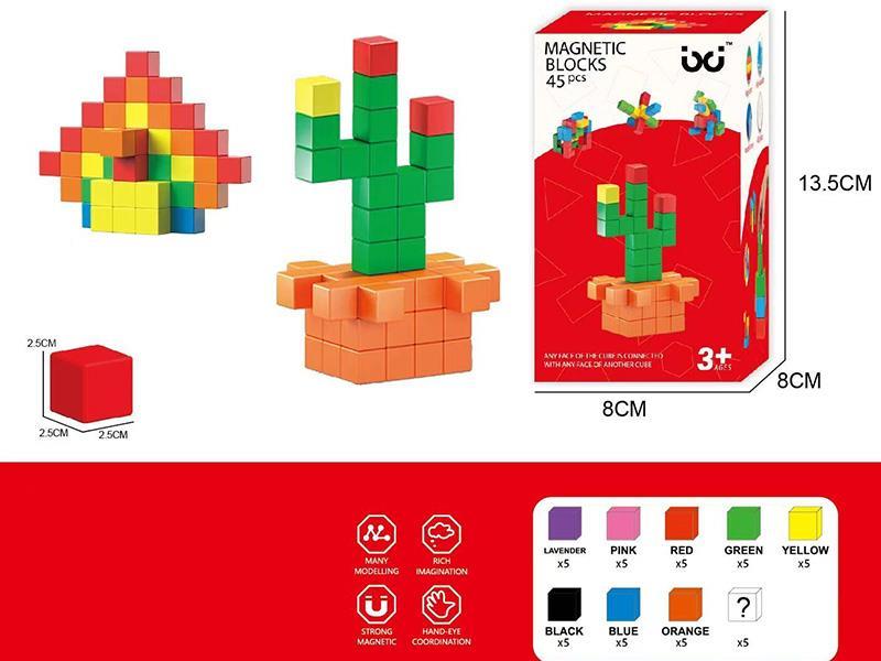 Magnetic Building Blocks(45PCS)