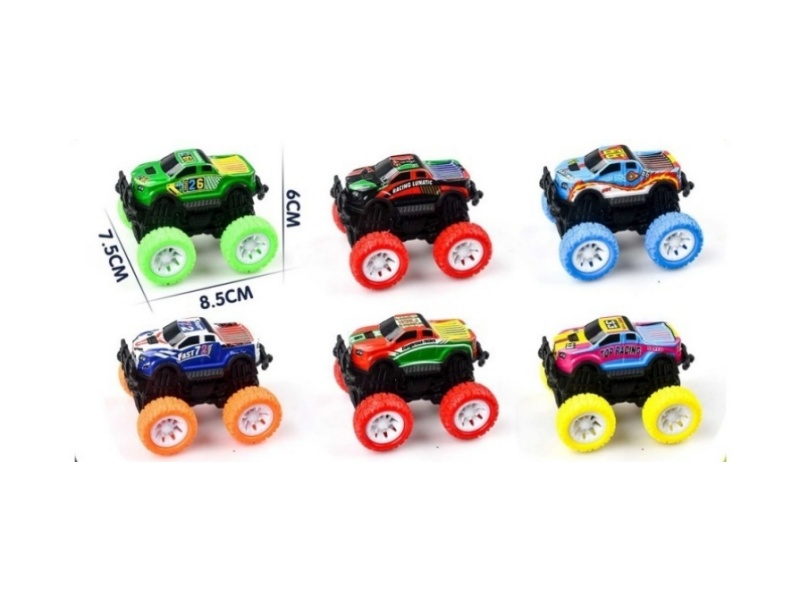 Two Inertial Metal Off-Road Vehicles