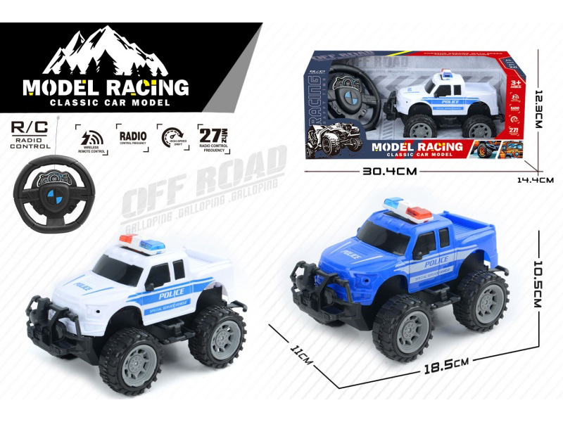 2-Channel Remote Control Off-Road Pickup Police Car(Not Included Batteries)