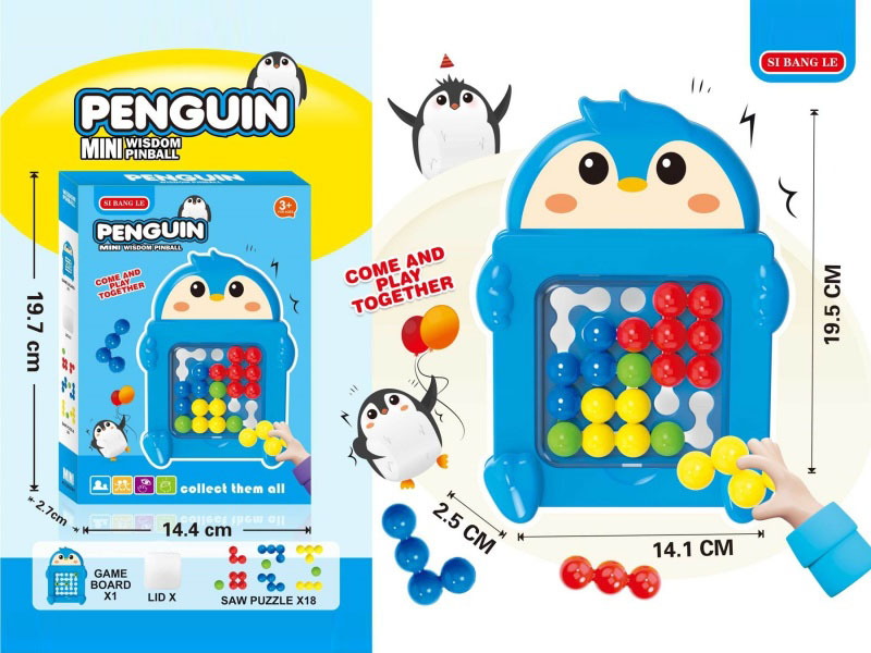 Penguin Intelligence Magic Bead Board Game Toy Diy Single Store