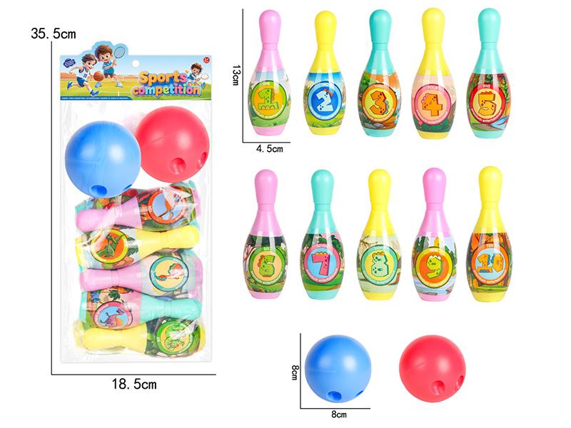 Small Size Dinosaur Bowling Ball Toys