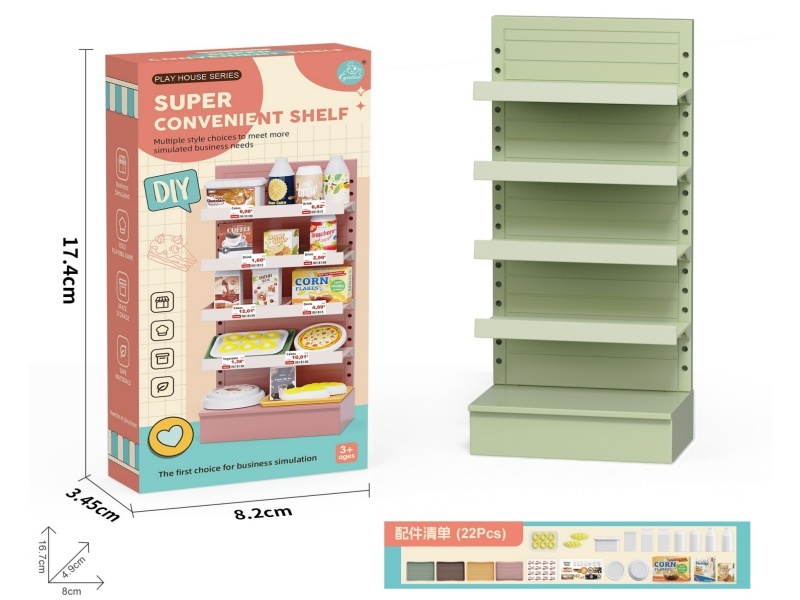 Super Convenient Shelf + Bread Accessories22PCS
