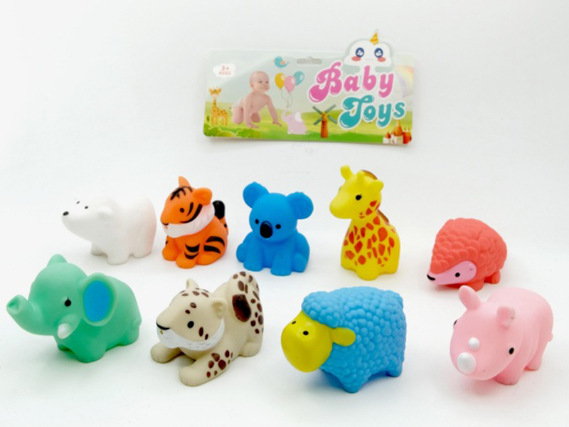 Vinyl Animals With Bb Whistles