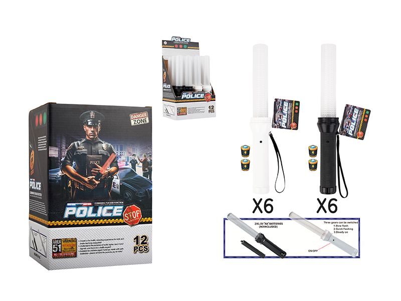 Traffic Baton Toy(Three Gears Red Light)12pcs