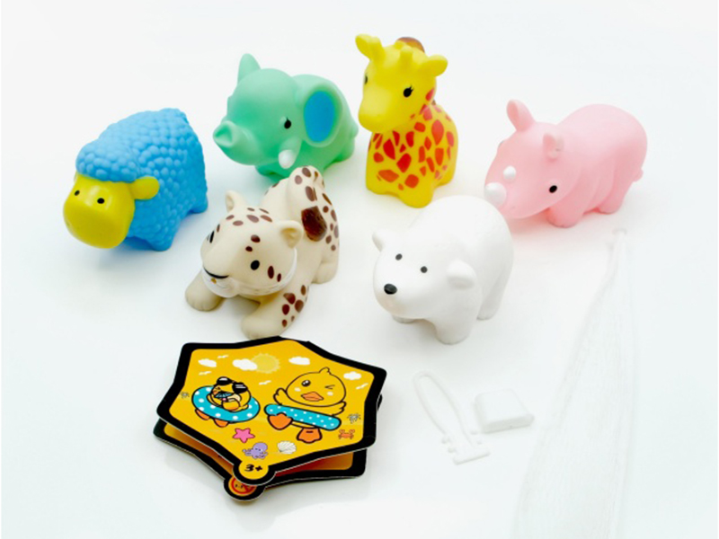 Vinyl Animals With Bb Whistles