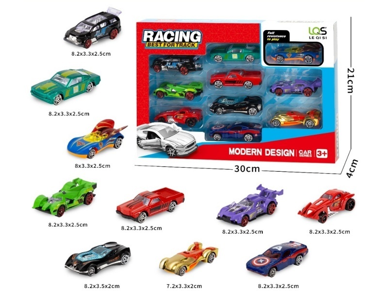 Sliding alloy car (10 pieces/box)