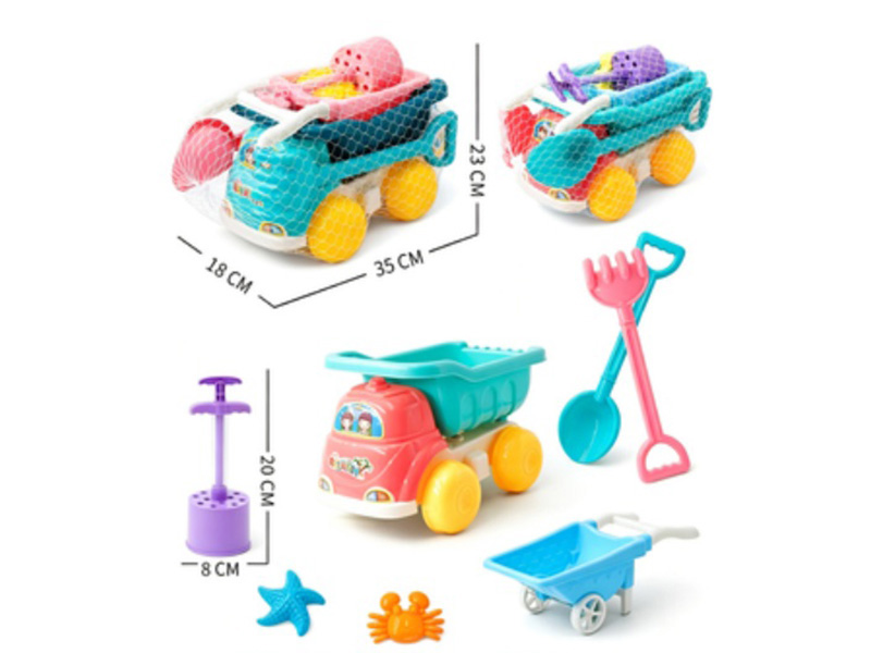 A Seven-Piece Set Of Atvs