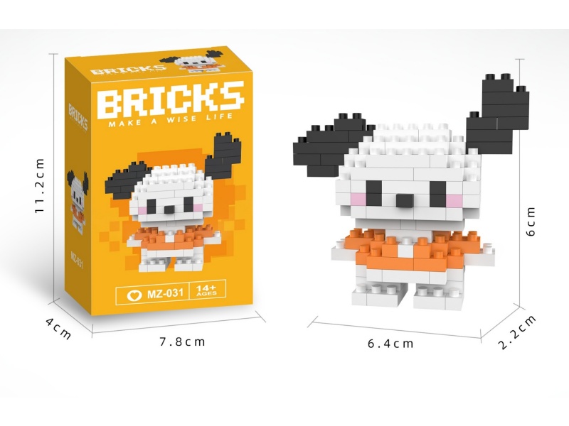 Building Blocks: 139 PCS Of Small Figurines