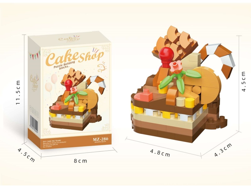 Building Blocks: Cake - Cool Crispy Qiao Qiao 160 PCS