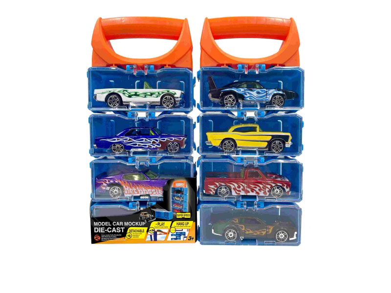 Diy Alloy Car Carrying Case For 4 Pieces