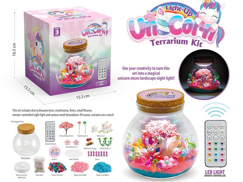 R/C Light-Up Unicorn Terrarium Kit