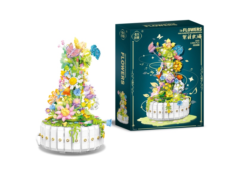 Flowers Building Blocks 1399pcs