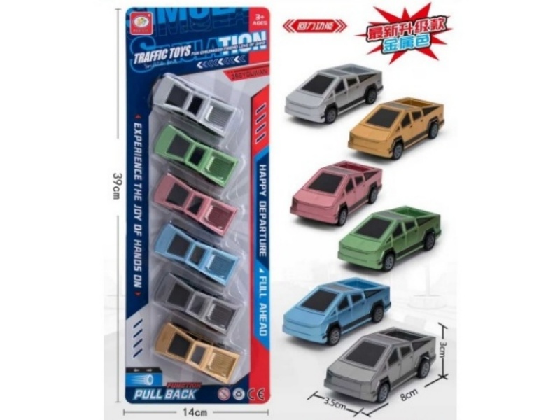 6-Color Tesla Rebound Car (Metallic Color