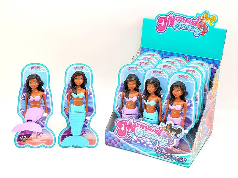 Wind Up Wag Tail Mermaid(7.5 Inch)12PCS