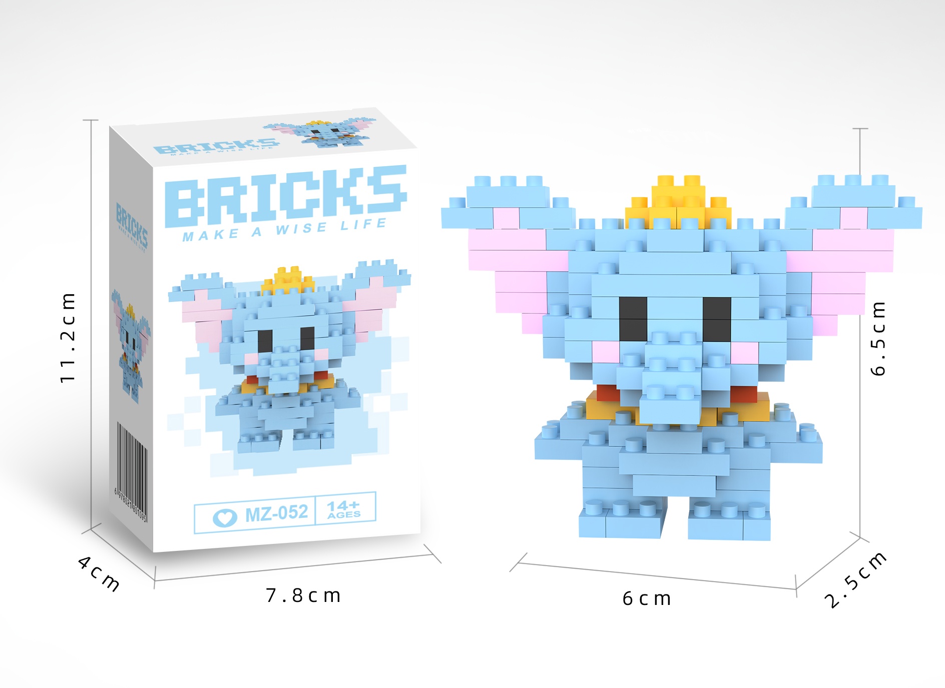 Building Blocks: 130 PCS Of Small Figurines