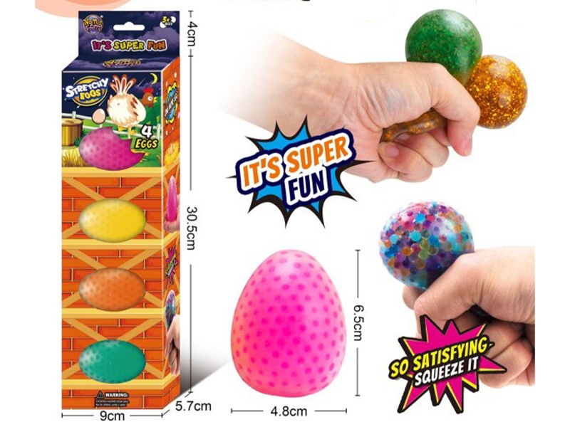 Colorful Egg Four Pieces