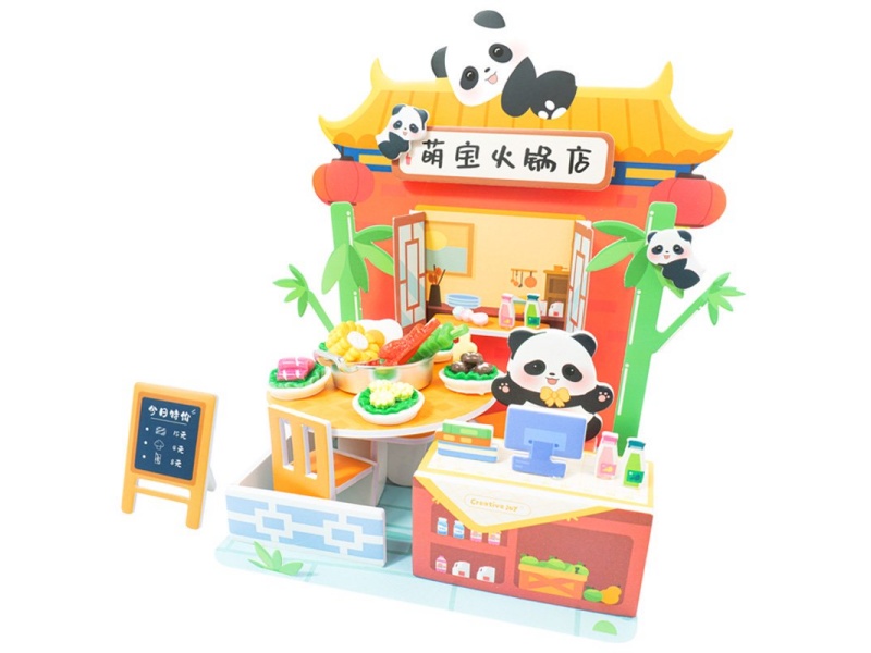 DIY scene: Cute baby Hot Pot Restaurant