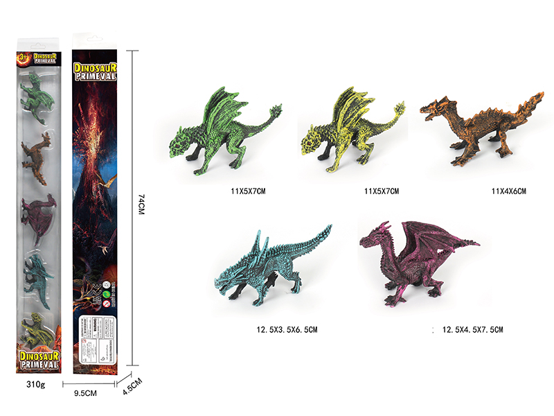 Solid Magic Dragon Set 5PCS