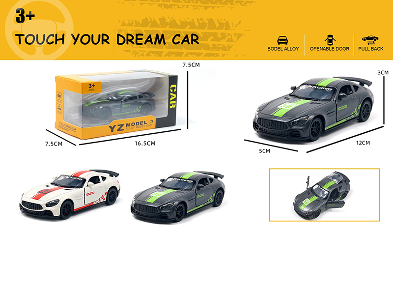 1:36 Mercedes-Benz GTR Racing Edition Alloy Model Car