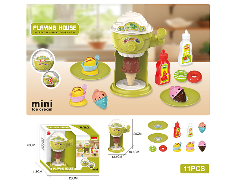 Simulated Ice Cream Machine Set