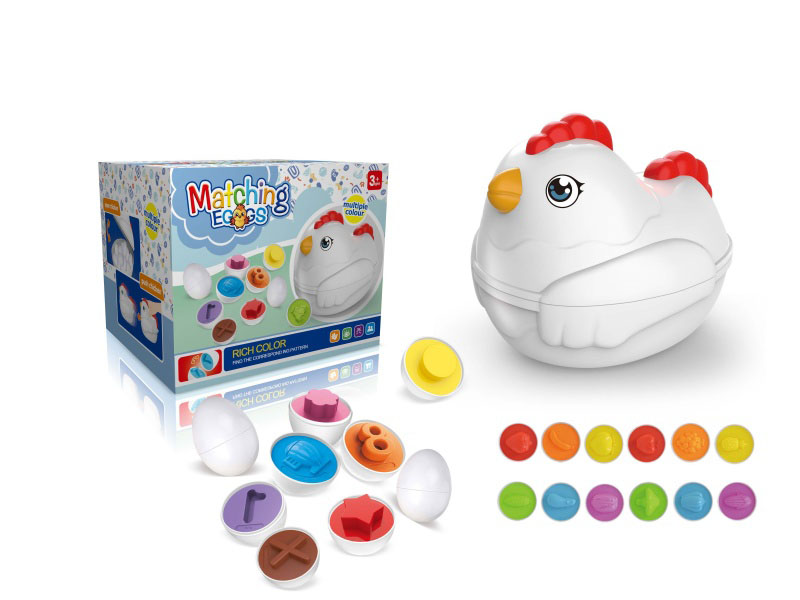 Cartoon And Educational Baby And Toddler Enlightenment Drag-And-Drop Educational Chicken - Fruit And Vegetable Pairing Version