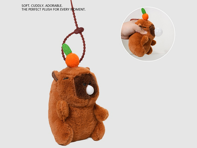 Spit Bubble Capybara Plush Toy
