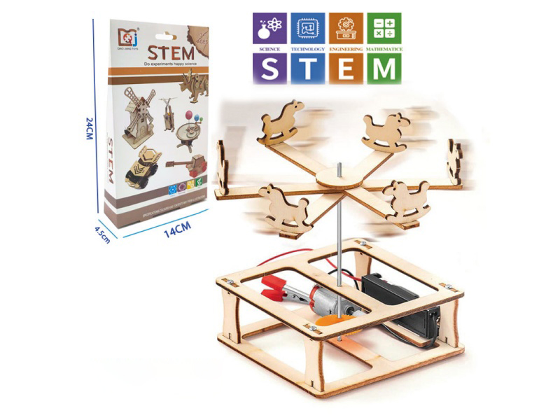 DIY Wooden Electric Carousel