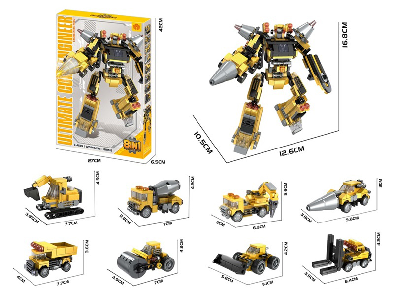 DIY Building Blocks - Core Engineer 8 In 1