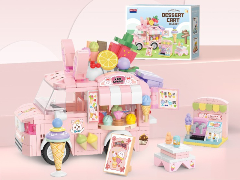 Rabbit Dessert Truck Building Blocks 339pcs
