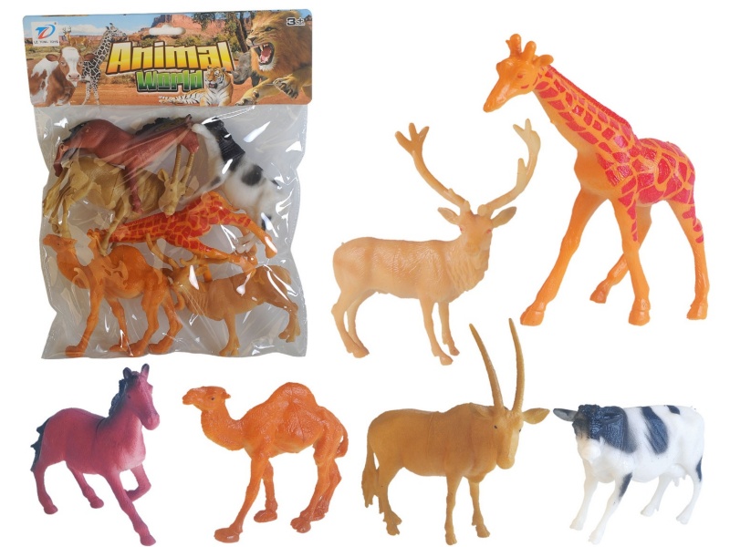 Pvc Simulation Animal 6Pcs