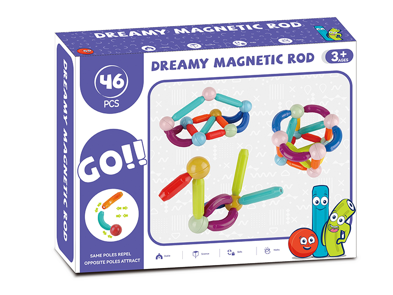 Magnetic Sticks Building Blocks 46pcs