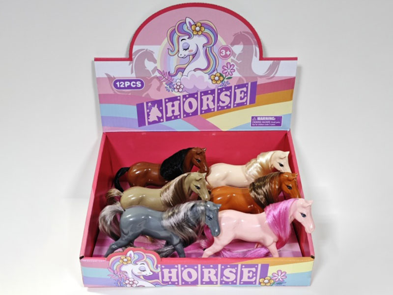 The Pony Wears Artificial Fur