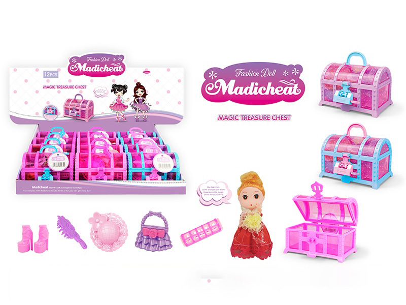 3-Inch Doll Magic Box (Different Dolls + Accessories)