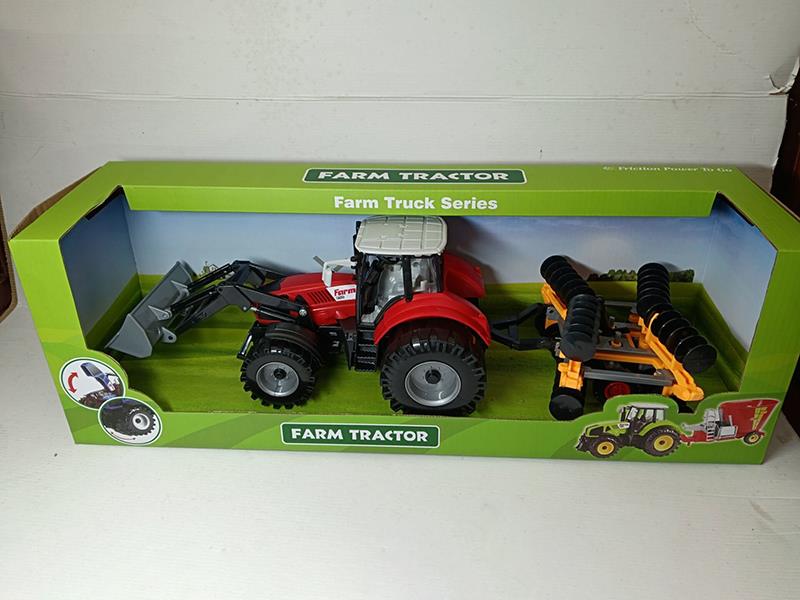 Friction Farm Tractor Set