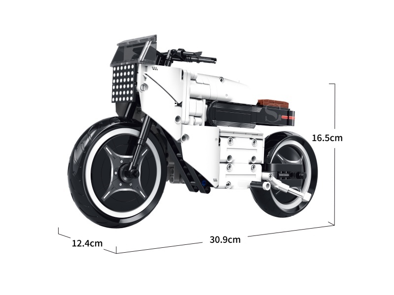 Building Blocks: 1:8 Technology Motorcycle Series - 619,517 Pieces Of Baoshijie