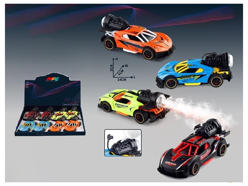 1:32 Alloy Spray Sports Cars 8pcs