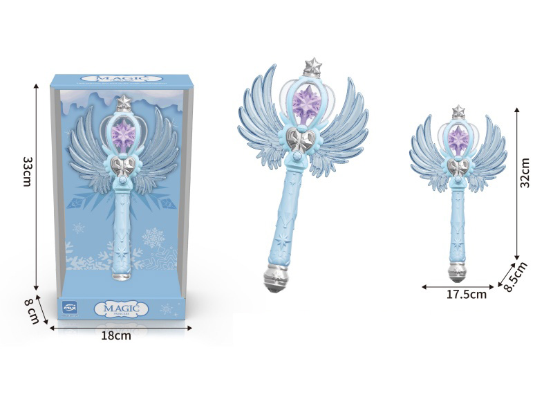Ice And Snow Electric Music Sound And Light Magic Wand (Real Color Version)